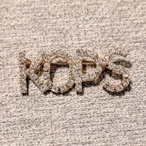 KOPS Weight Loss Award Gold Tone Rhinestone Enamel Lapel Pin


Excellent vintage